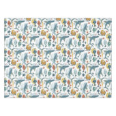 トレンディーカラフルかわいいサメザシーズテーマ テーブルクロス (正面(横))