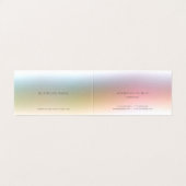 トレンディーカラフルエレガントモダンシンプルプロフェッショナル 名刺 (内部フラット)