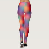 トレンディーカラフルオーロラボレアリスノーザンライト レギンス (裏面)