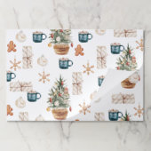 トレンディーカラフルクリスマスパターン |水彩 ペーパーパッド (折り畳み)