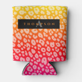 トレンディーカラフルグラディエントプリントパターン名 缶クーラー (正面)