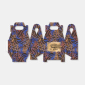 トレンディーカラフルゼブラアニマルプリントお願いボックス フェイバーボックス (折り畳みなし)