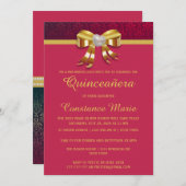 トレンディーカラフルパターンキンセアニェラ招待状 招待状 (正面/裏面)