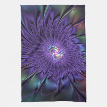 トレンディーカラフルモダン抽象芸術フラクタル花