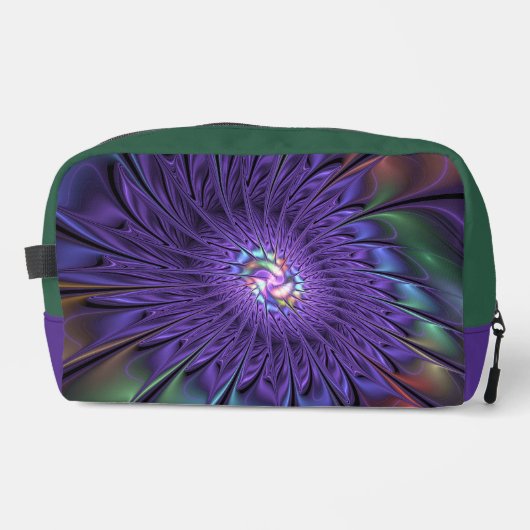 トレンディーカラフルモダン抽象芸術フラクタル花 ドップキット (正面)