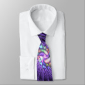 トレンディーカラフルモダン抽象芸術フラクタル花 ネクタイ (タイ)