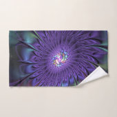 トレンディーカラフルモダン抽象芸術フラクタル花 バスタオルセット (ハンドタオル)