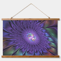 トレンディーカラフルモダン抽象芸術フラクタル花