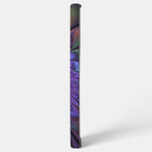 トレンディーカラフルモダン抽象芸術フラクタル花 SAMSUNG GALAXYケース (左側面)