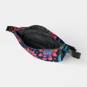 トレンディーカラフル多肉植物園花パターン ファニーパック (見開き)