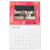 トレンディーカラフル水の色(金ゴールド) |写真 カレンダー (1月 2026)