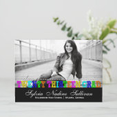 トレンディーカラフル2013年退職金 招待状 (スタンド正面)