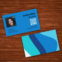 トレンディーカラフルQRコード写真