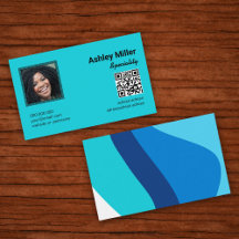 トレンディーカラフルQRコード写真