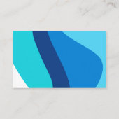 トレンディーカラフルQRコード写真 名刺 (裏面)