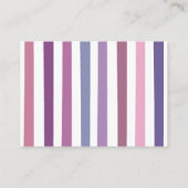 トレンディーカラーウェイズガールベビーシャワー表示シャワー エンクロージャーカード (裏面)