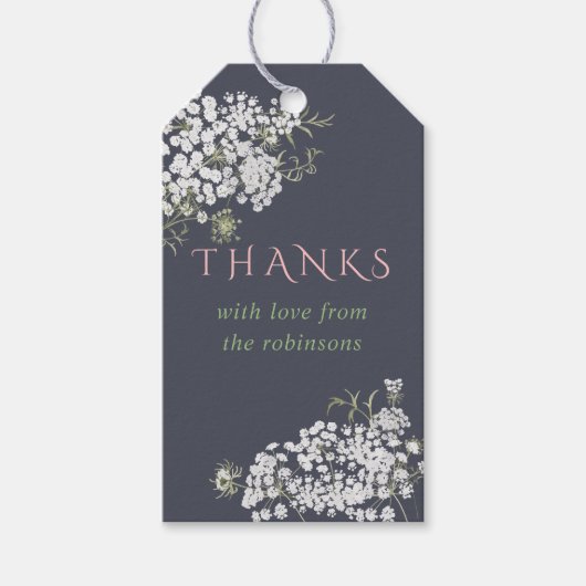 トレンディーカラーウェイズベビーズブレスベイビーシャワー ギフトタグ (正面)