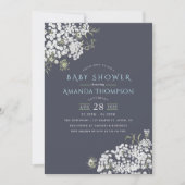 トレンディーカラーウェイズベビーズブレスベビーシャワー招待状 招待状 (正面)