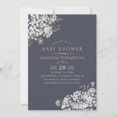 トレンディーカラーウェイズベビーズブレスベビーシャワー招待状 招待状 (正面)