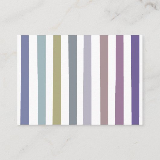 トレンディーカラーウェイズボーイベビーシャワー表示シャワー エンクロージャーカード (裏面)