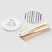 トレンディーカラーウェイズボーイベビーシャワー ハンドファン (組立なし)