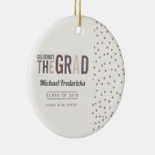 トレンディーカラーウェイ卒業 セラミックオーナメント (右)