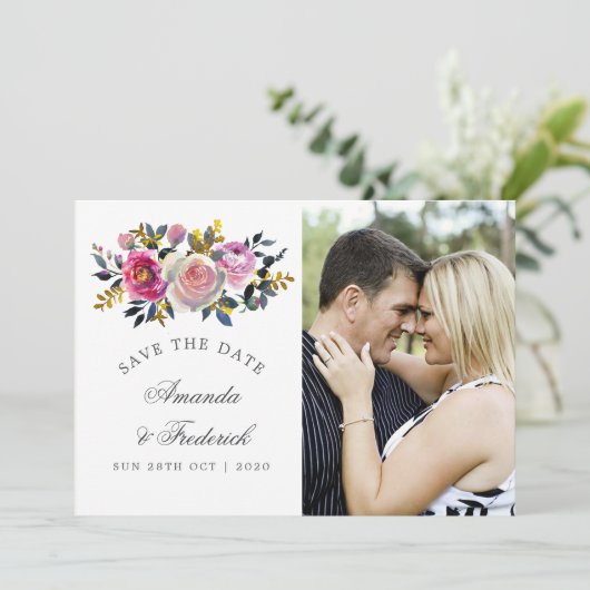 トレンディーカラーウェイ水カラーフローラ日付を保存 セーブザデート (スタンド正面)