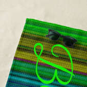 トレンディーカラービーチタオル ビーチタオル (インサイチュ)