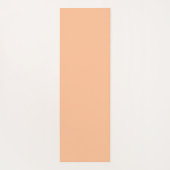 トレンディーカラーピーチファズ無地のカラー |エレガント | ヨガマット (裏面)