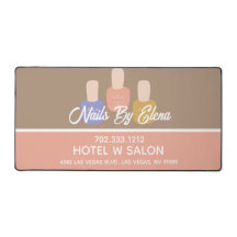 トレンディーカラーブロックネイルサロン