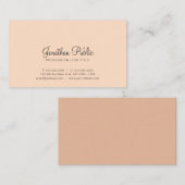 トレンディーカラープロフェッショナルスタイリッシュモダンデザイン 名刺 (正面/裏面)