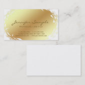 トレンディーカリド監督Plain Luxury 名刺 (正面/裏面)