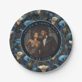 トレンディーカレリリープレートのバチュラーパーティ ペーパープレート