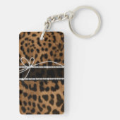 トレンディーガーリーのよフェイクうな茶色の黒豹 キーホルダー (裏面)