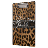 トレンディーガーリーのよフェイクうな茶色の黒豹 クリップボード (左)