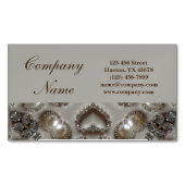 トレンディーガーリーシックギャツビーファッションパリ マグネット名刺 (正面)