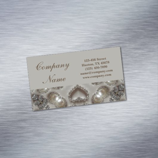 トレンディーガーリーシックギャツビーファッションパリ マグネット名刺 (インサイチュ)