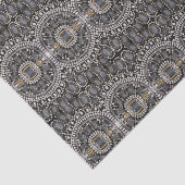 トレンディーガーリーシックファッションヴィンテージブラックアートデコ 薄葉紙 (詳細)