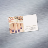 トレンディーガーリーファッション美しいスパネイルサロン マグネット名刺 (インサイチュ)