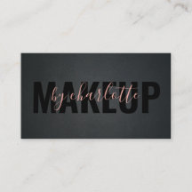 トレンディーガーリーブラックピンクメイクアップアーティストヘアサロン