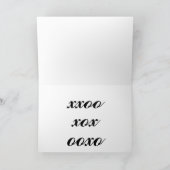 トレンディーガールハートバレンタイン サンキューカード (内部)