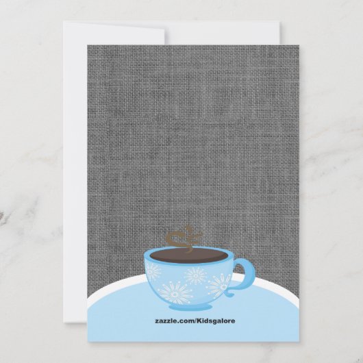 トレンディーガール&ボーアイススケートで滑る誕生日招待状 招待状 (裏面)