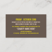 トレンディーキッズドレカジュアルスデイ資金調達者 名刺 (裏面)