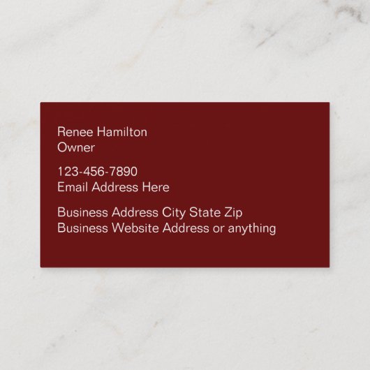 トレンディーキャットブティスタイリッシュック名刺 名刺 (裏面)