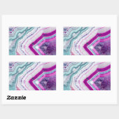 トレンディーキュートアゲテゲード 長方形シール (シート)