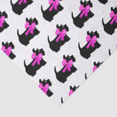 トレンディーキュートブラックスコティッシュテリアードドッグクリスマス 薄葉紙 (詳細)