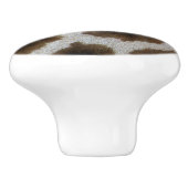 トレンディーキリンの毛皮スキン – リッチエレガントファッション セラミックノブ (側面)