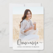 トレンディーキンセアニラ台本2写真15誕生日 招待状 (正面)