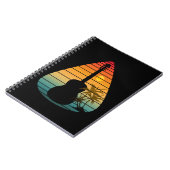 トレンディーギターピックサンセット ノートブック (左側)