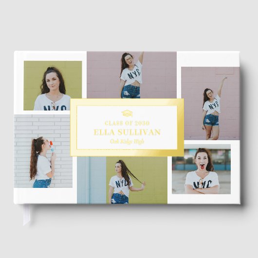 トレンディーギャラリーフォイル写真卒業ゲストブック ゲストブック (正面)